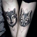 photo of wolf tattoo 27.11.2018 №033 - an example of a finished wolf tattoo - tattoovalue.net
