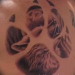 photo of wolf tattoo 27.11.2018 №091 - an example of a finished wolf tattoo - tattoovalue.net