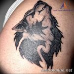 photo of wolf tattoo 27.11.2018 №098 - an example of a finished wolf tattoo - tattoovalue.net