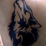 photo of wolf tattoo 27.11.2018 №099 - an example of a finished wolf tattoo - tattoovalue.net