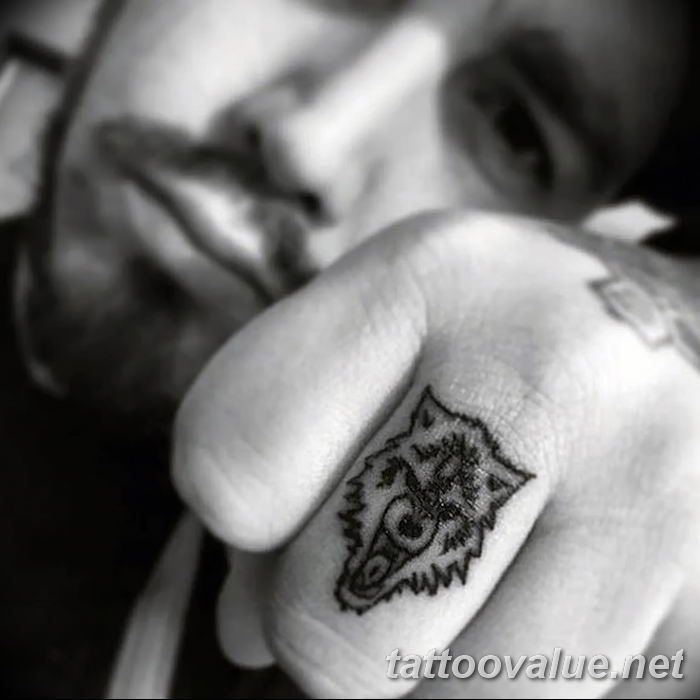 photo of wolf tattoo 27.11.2018 №122 - an example of a finished wolf tattoo - tattoovalue.net
