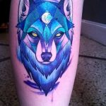 photo of wolf tattoo 27.11.2018 №136 - an example of a finished wolf tattoo - tattoovalue.net