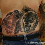 photo of wolf tattoo 27.11.2018 №139 - an example of a finished wolf tattoo - tattoovalue.net