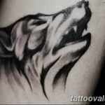 photo of wolf tattoo 27.11.2018 №153 - an example of a finished wolf tattoo - tattoovalue.net
