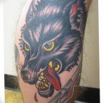 photo of wolf tattoo 27.11.2018 №162 - an example of a finished wolf tattoo - tattoovalue.net