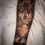 tattoo ideas for men wolf @ My first tattoo wolf and forrest on