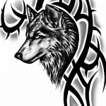 photo of wolf tattoo 27.11.2018 №184 - an example of a finished wolf tattoo - tattoovalue.net