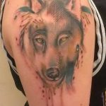 photo of wolf tattoo 27.11.2018 №186 - an example of a finished wolf tattoo - tattoovalue.net