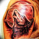 photo of wolf tattoo 27.11.2018 №206 - an example of a finished wolf tattoo - tattoovalue.net