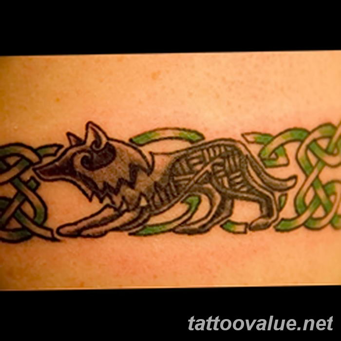 photo of wolf tattoo 27.11.2018 №223 - an example of a finished wolf tattoo - tattoovalue.net