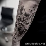 photo of wolf tattoo 27.11.2018 №250 - an example of a finished wolf tattoo - tattoovalue.net