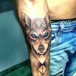 photo of wolf tattoo 27.11.2018 №254 - an example of a finished wolf tattoo - tattoovalue.net