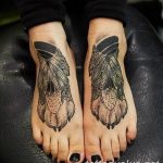 photo of wolf tattoo 27.11.2018 №255 - an example of a finished wolf tattoo - tattoovalue.net