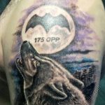 photo of wolf tattoo 27.11.2018 №293 - an example of a finished wolf tattoo - tattoovalue.net