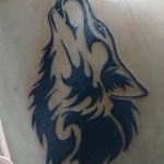 photo of wolf tattoo 27.11.2018 №296 - an example of a finished wolf tattoo - tattoovalue.net