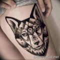 photo of wolf tattoo 27.11.2018 №364 - an example of a finished wolf tattoo - tattoovalue.net