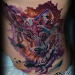 photo of wolf tattoo 27.11.2018 №393 - an example of a finished wolf tattoo - tattoovalue.net