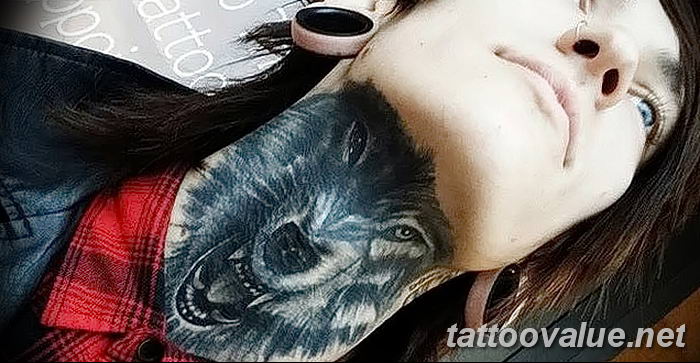 photo of wolf tattoo 27.11.2018 №429 - an example of a finished wolf tattoo - tattoovalue.net