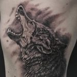 photo of wolf tattoo 27.11.2018 №439 - an example of a finished wolf tattoo - tattoovalue.net