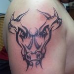 photo tattoo bull 13.11.2018 №005 - original drawing example - tattoovalue.net