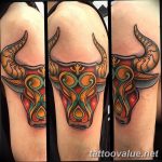 photo tattoo bull 13.11.2018 №039 - original drawing example - tattoovalue.net