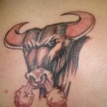 photo tattoo bull 13.11.2018 №059 - original drawing example - tattoovalue.net