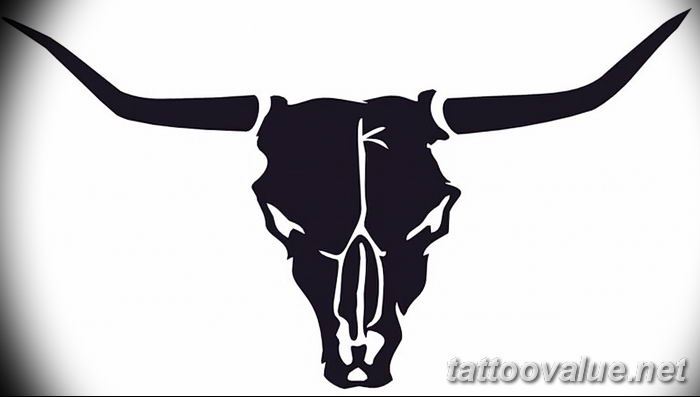 photo tattoo bull 13.11.2018 №080 - original drawing example - tattoovalue.net