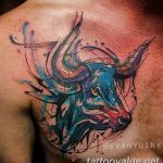 photo tattoo bull 13.11.2018 №114 - original drawing example - tattoovalue.net