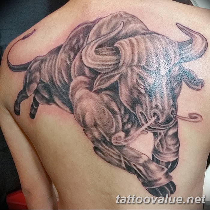 photo tattoo bull 13.11.2018 №120 - original drawing example - tattoovalue.net