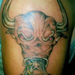 photo tattoo bull 13.11.2018 №133 - original drawing example - tattoovalue.net