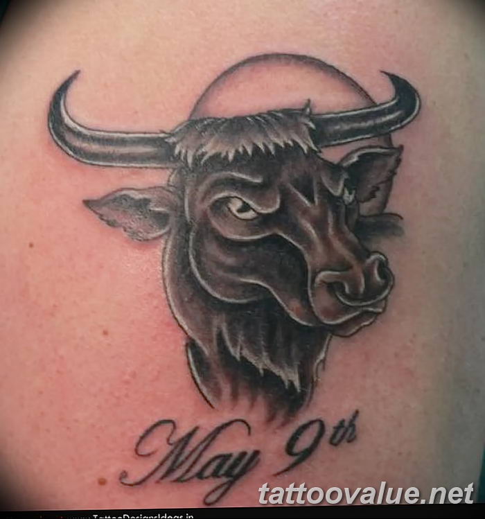 photo tattoo bull 13.11.2018 №161 - original drawing example - tattoovalue.net
