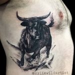 photo tattoo bull 13.11.2018 №169 - original drawing example - tattoovalue.net