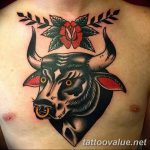 photo tattoo bull 13.11.2018 №179 - original drawing example - tattoovalue.net