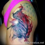 photo tattoo bull 13.11.2018 №185 - original drawing example - tattoovalue.net