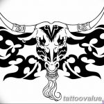 photo tattoo bull 13.11.2018 №224 - original drawing example - tattoovalue.net