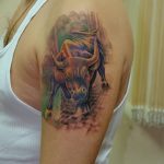 photo tattoo bull 13.11.2018 №228 - original drawing example - tattoovalue.net