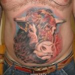 photo tattoo bull 13.11.2018 №232 - original drawing example - tattoovalue.net