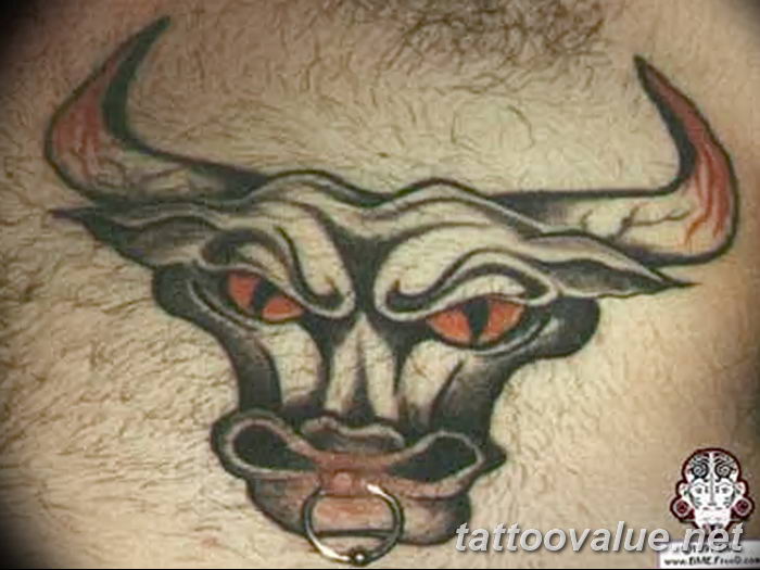 photo tattoo bull 13.11.2018 №234 - original drawing example - tattoovalue.net