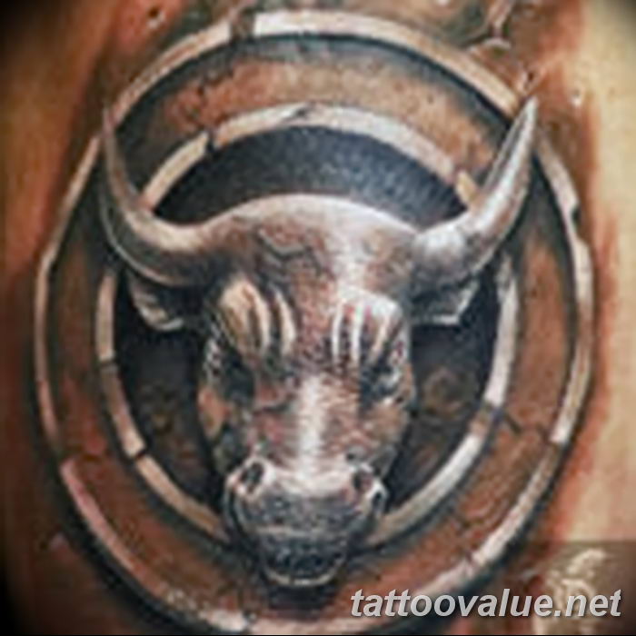 photo tattoo bull 13.11.2018 №276 - original drawing example - tattoovalue.net