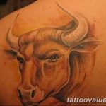photo tattoo bull 13.11.2018 №278 - original drawing example - tattoovalue.net