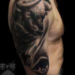 photo tattoo bull 13.11.2018 №283 - original drawing example - tattoovalue.net