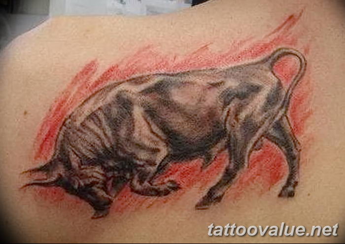 photo tattoo bull 13.11.2018 №313 - original drawing example - tattoovalue.net