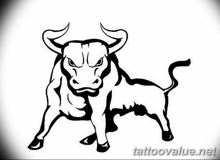 photo tattoo bull 13.11.2018 №326 - original drawing example - tattoovalue.net