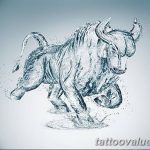 photo tattoo bull 13.11.2018 №328 - original drawing example - tattoovalue.net