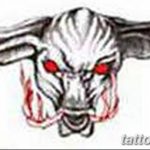 photo tattoo bull 13.11.2018 №330 - original drawing example - tattoovalue.net