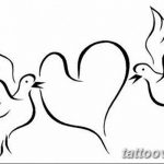 photo tattoo dove 29.11.2018 №015 - example of a tattoo with a dove - tattoovalue.net