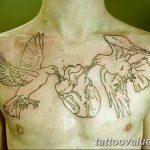 photo tattoo dove 29.11.2018 №079 - example of a tattoo with a dove - tattoovalue.net