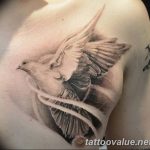 photo tattoo dove 29.11.2018 №270 - example of a tattoo with a dove - tattoovalue.net