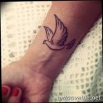 photo tattoo dove 29.11.2018 №011 - example of a tattoo with a dove - tattoovalue.net