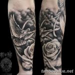 photo tattoo dove 29.11.2018 №016 - example of a tattoo with a dove - tattoovalue.net